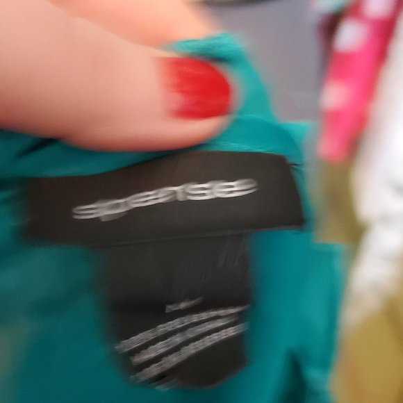 Teal Satin Tank - Picture 2 of 2